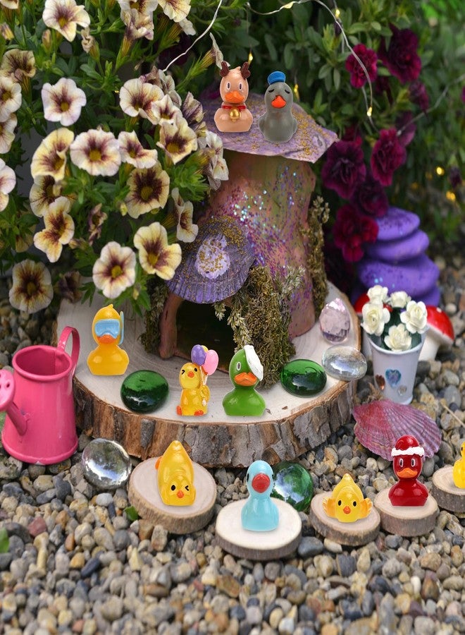 XIHIRCD Pack of 36 Mini Resin Ducks, Colourful Miniature Duck Figures, Small Duck Figures, Tiny Ducks, Accessories for Potted Plants, Dollhouse, Aquarium, Garden Landscape, DIY, Christmas, Home Decoration - Image 5