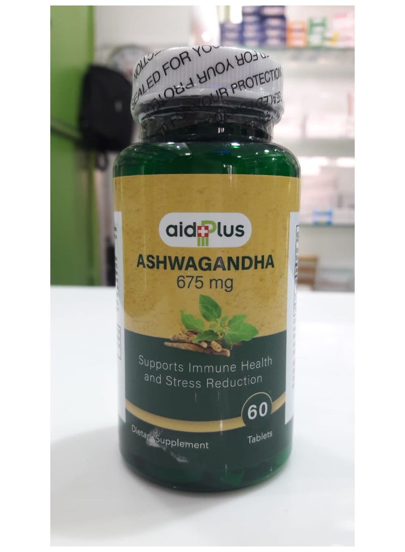 Aidplus AID-PLUS, ASHWAGAND 675 mg,60 s