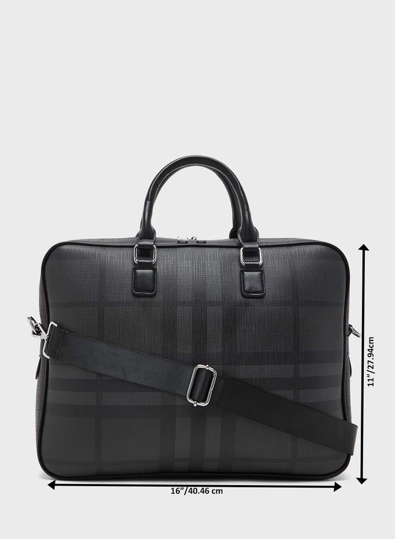 Robert Wood Printed 15.6 Inch Office Laptop Bag
