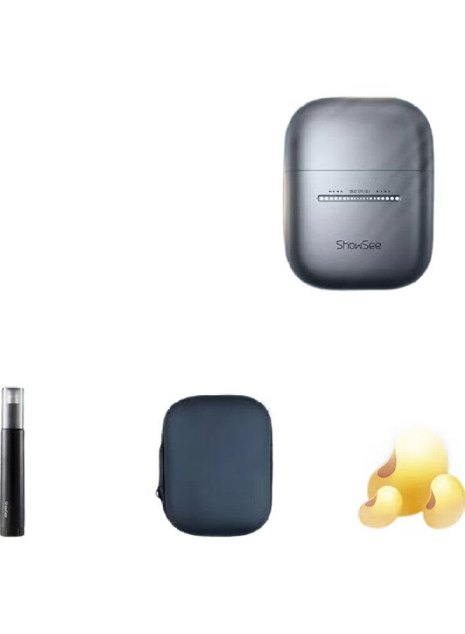 ShowSee Xiaoshi Reciprocating Portable Electric Shaver, Mini Three-Blade Head Razor, Gift For Boyfriend Or Father, Qixi Valentine'S Day Birthday Present, Fully Washable, Small Ice Blade, Km30 - Image 1