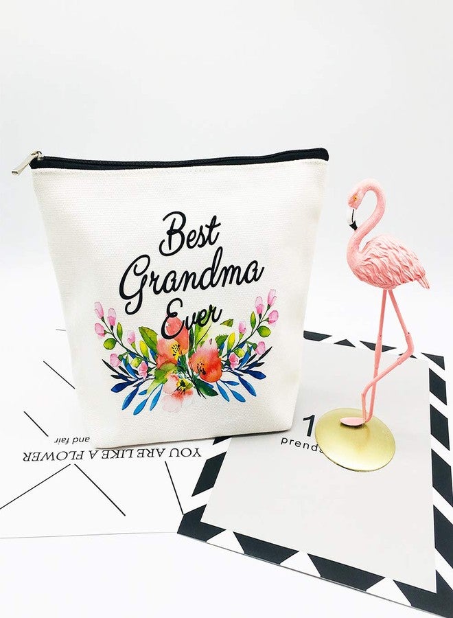Charmoly Grandma Makeup Bag - Best Grandma Ever - Mother's Day and Birthday Gift for Grandmother, Nana, Mom from Granddaughter - Image 4