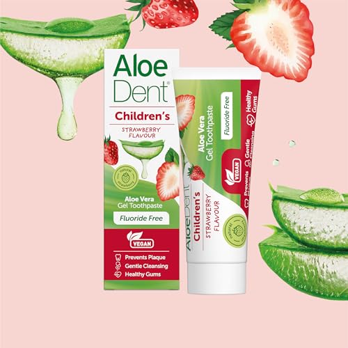 Aloe Dent معجون أسنان الأطفال من ألو دنت بنكهة الفراولة - 50 مل - Image 4