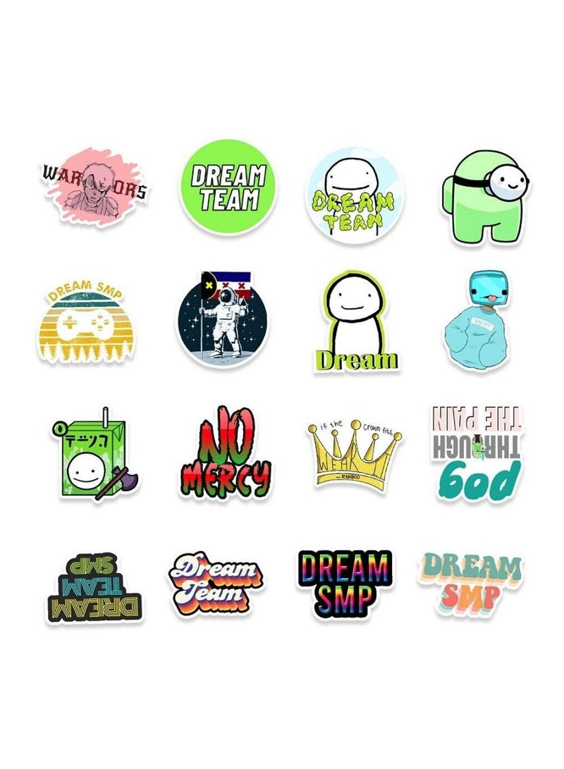 50pc Dream Team Smp Stickers Cool Game Sticker Pack for luggage skateboard Phone - Image 4