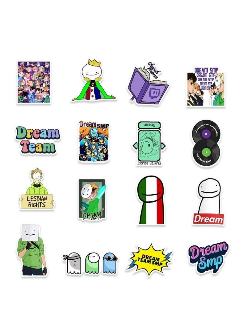 50pc Dream Team Smp Stickers Cool Game Sticker Pack for luggage skateboard Phone - Image 3