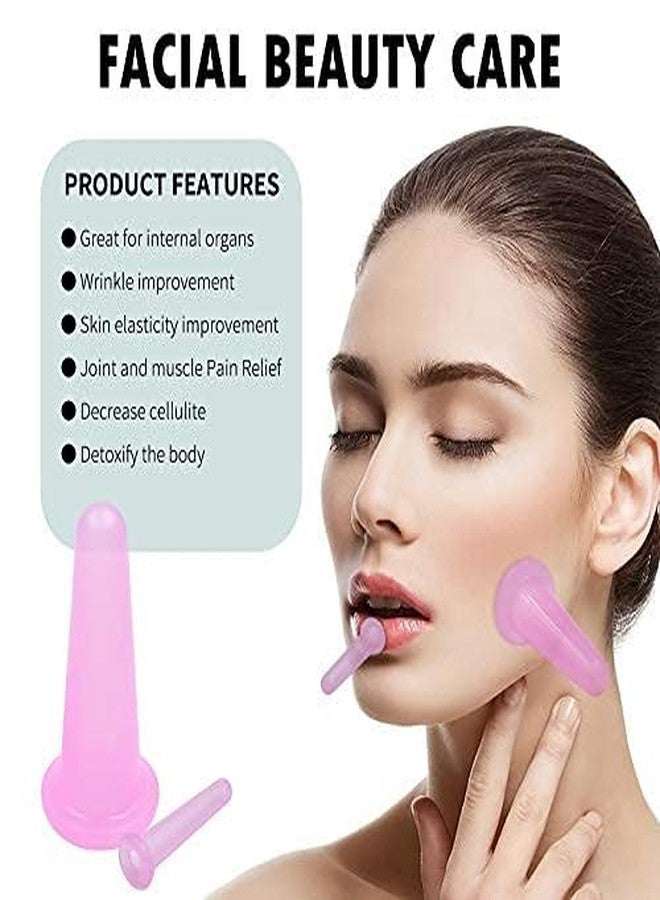 Omdariya Silicone Facial Cupping Set for Massage, Face, Body, Neck, Back, Eyes, Anti-aging - Image 3