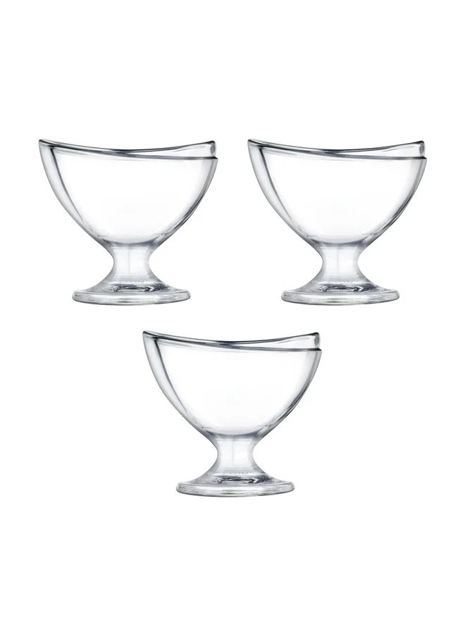 أوشن طقم أكواب آيس كريم ديلايت من أوشن بثلاث قطع، . أونصة