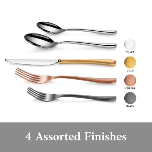 Artaste Rain II Forged 18/10 Stainless Steel (Silver (Service for 12), Flatware (36-Piece Set)) - Image 5