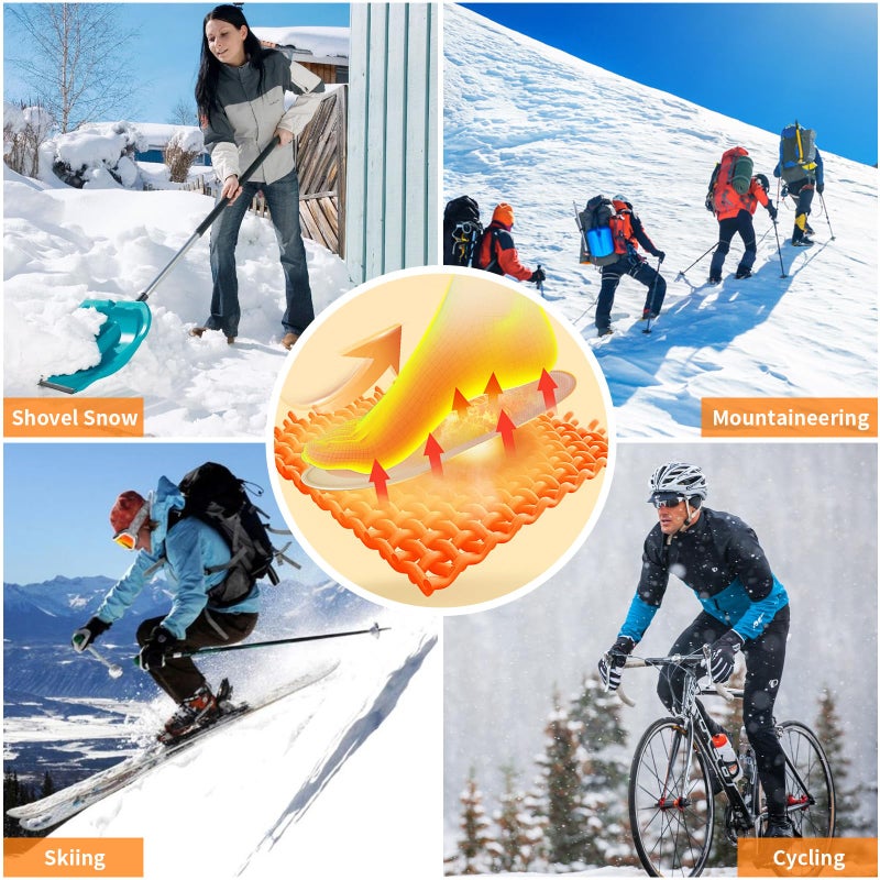Mrice Insole Foot Warmers (10 Pairs) - Up to 9 Hours of Heat - Ultra Thin, No Clumping, All Natural - Air Activated Heated Insoles - Feet Warmers for Men & Women - L(EU41-44) - Image 2