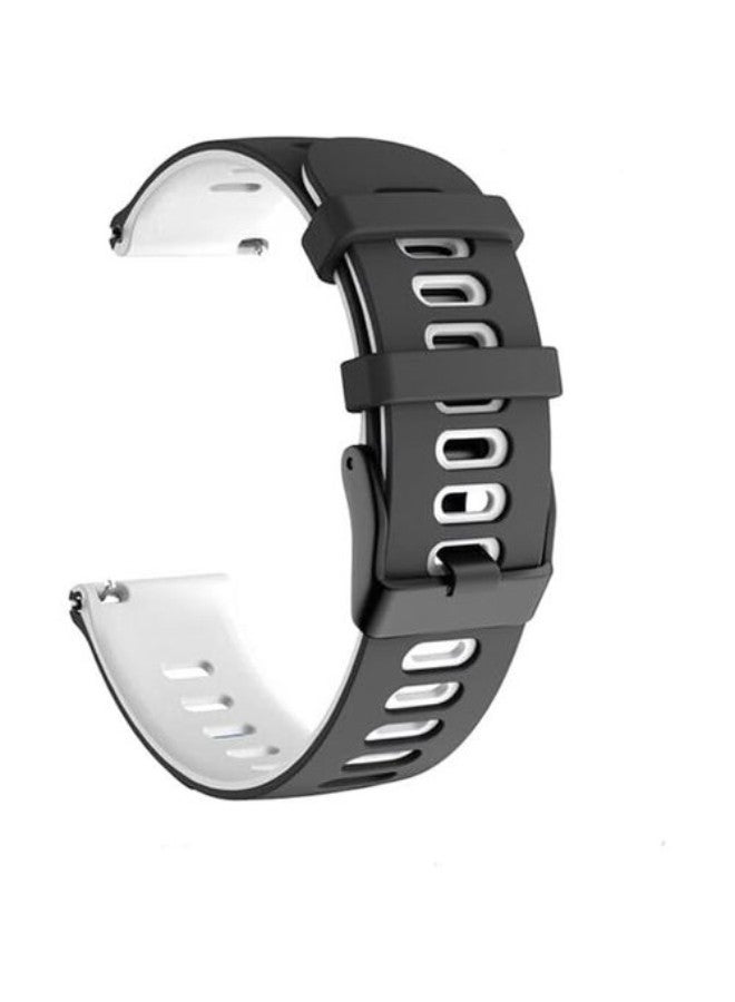 Sporty Style For Amazfit GTR 2e / GTR 2 22mm Strap Magnetic Folding Buckle Compatible 22mm Watchband White Black