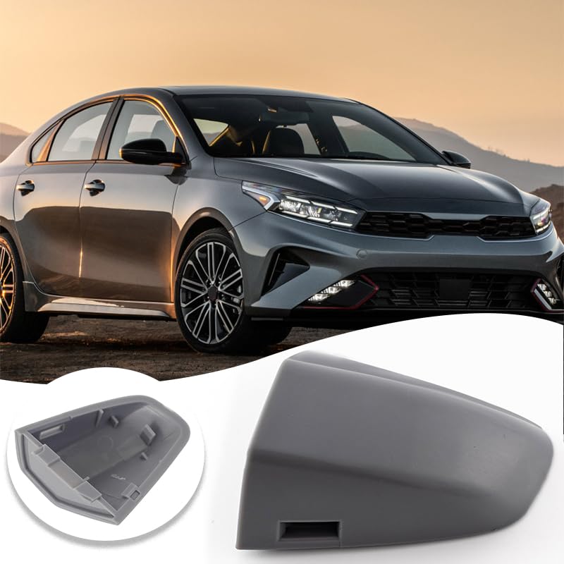 AMSPRAC 82652-M6110 Exterior Door Handle Cover fit for Kia Forte 2018-2024,Front Driver Left Side Door Handle Cover Cap Replacement,LH Door Key Hole Cover Cap,Clip-on Gray,82652M6110 - Image 1
