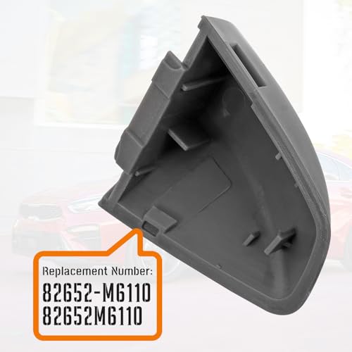 AMSPRAC 82652-M6110 Exterior Door Handle Cover fit for Kia Forte 2018-2024,Front Driver Left Side Door Handle Cover Cap Replacement,LH Door Key Hole Cover Cap,Clip-on Gray,82652M6110 - Image 5