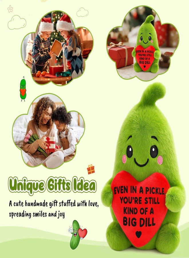 LuoHere Emotional Positive Support Pickle Birthday Gifts for Women Men Christmas Sister Friend Teen Mom Dad Bosses Day Gifts for Boss Coworkers Inspirational Travel Get Well Relaxation Self Care Gift Basket - Image 3