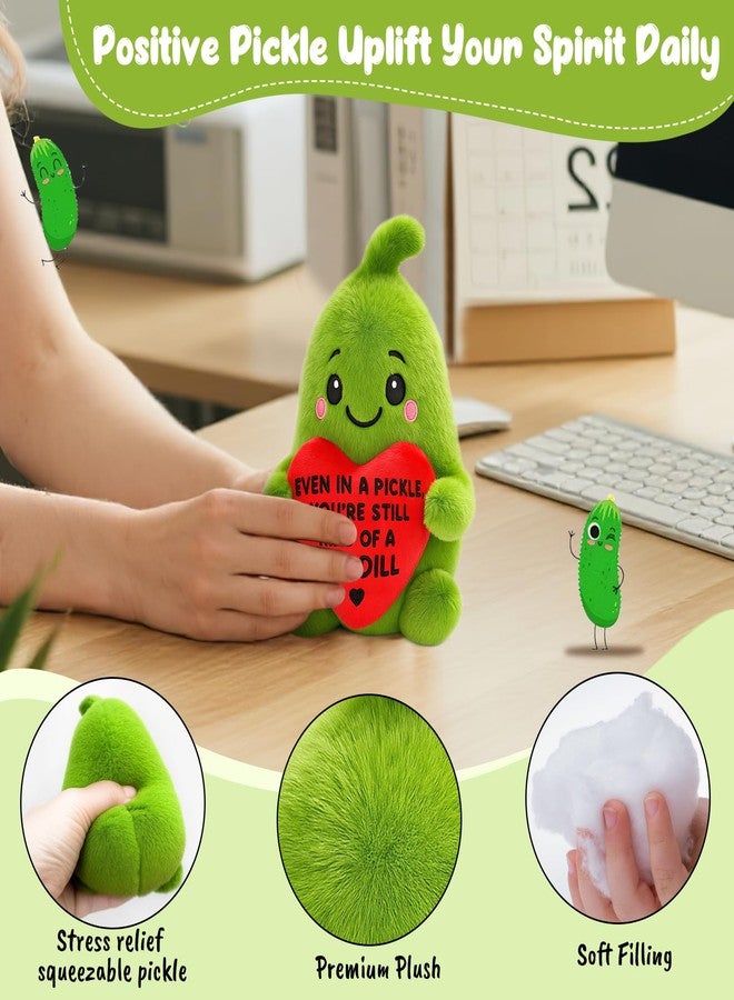 LuoHere Emotional Positive Support Pickle Birthday Gifts for Women Men Christmas Sister Friend Teen Mom Dad Bosses Day Gifts for Boss Coworkers Inspirational Travel Get Well Relaxation Self Care Gift Basket - Image 4