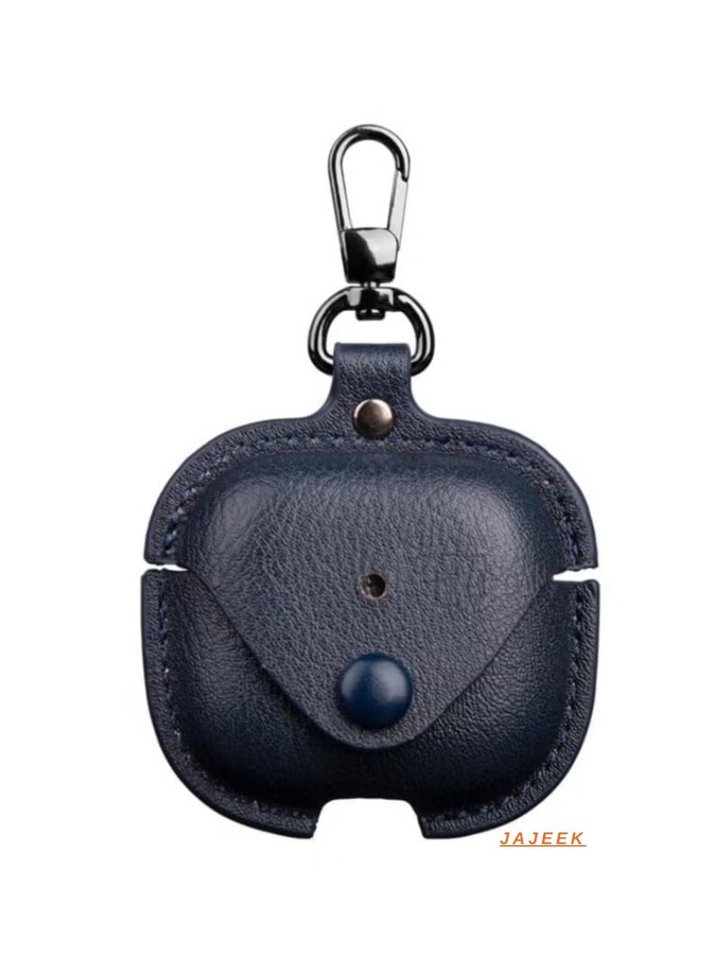 JAJEEK AirPods 4 2024 Case – PU Leather Anti-Scratch Protective Cover with Keyring, Stylish Case for AirPods 4 2024, Durable & Shockproof, Slim Fit Design - Image 1