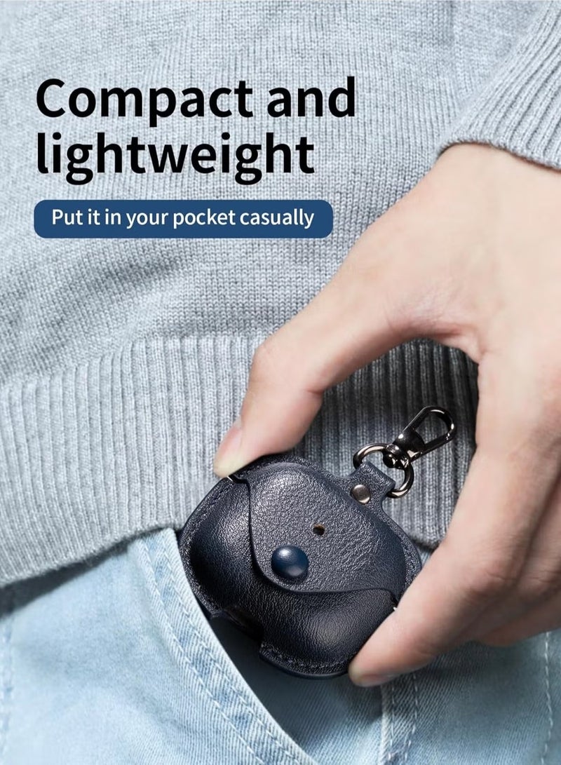 JAJEEK AirPods 4 2024 Case – PU Leather Anti-Scratch Protective Cover with Keyring, Stylish Case for AirPods 4 2024, Durable & Shockproof, Slim Fit Design - Image 5