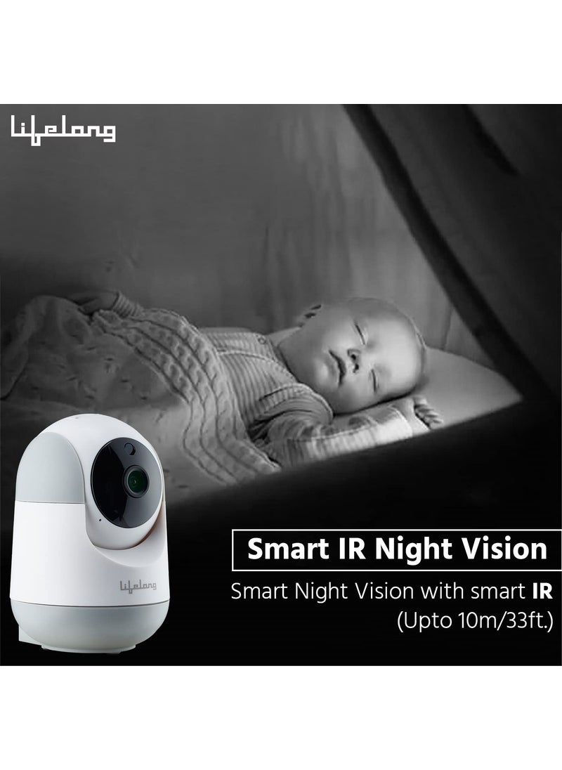 Lifelong Lifelong 360° 1080p Full HD WiFi Smart Security Camera| 360° Viewing Area |Intruder Alert | Night Vision | Two-Way Audio |Works Smart Home App  - Image 5