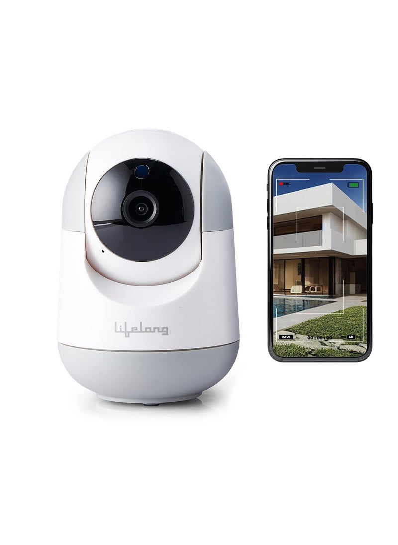 Lifelong Lifelong 360° 1080p Full HD WiFi Smart Security Camera| 360° Viewing Area |Intruder Alert | Night Vision | Two-Way Audio |Works Smart Home App  - Image 1