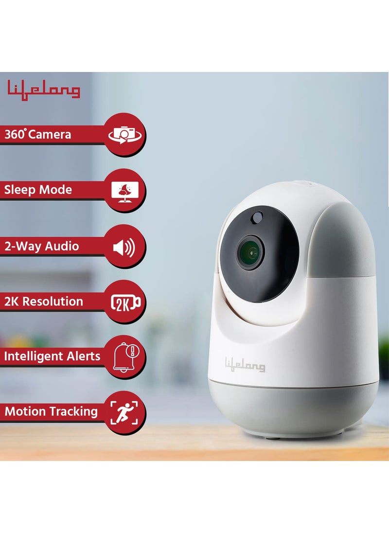 Lifelong Lifelong 360° 1080p Full HD WiFi Smart Security Camera| 360° Viewing Area |Intruder Alert | Night Vision | Two-Way Audio |Works Smart Home App  - Image 2