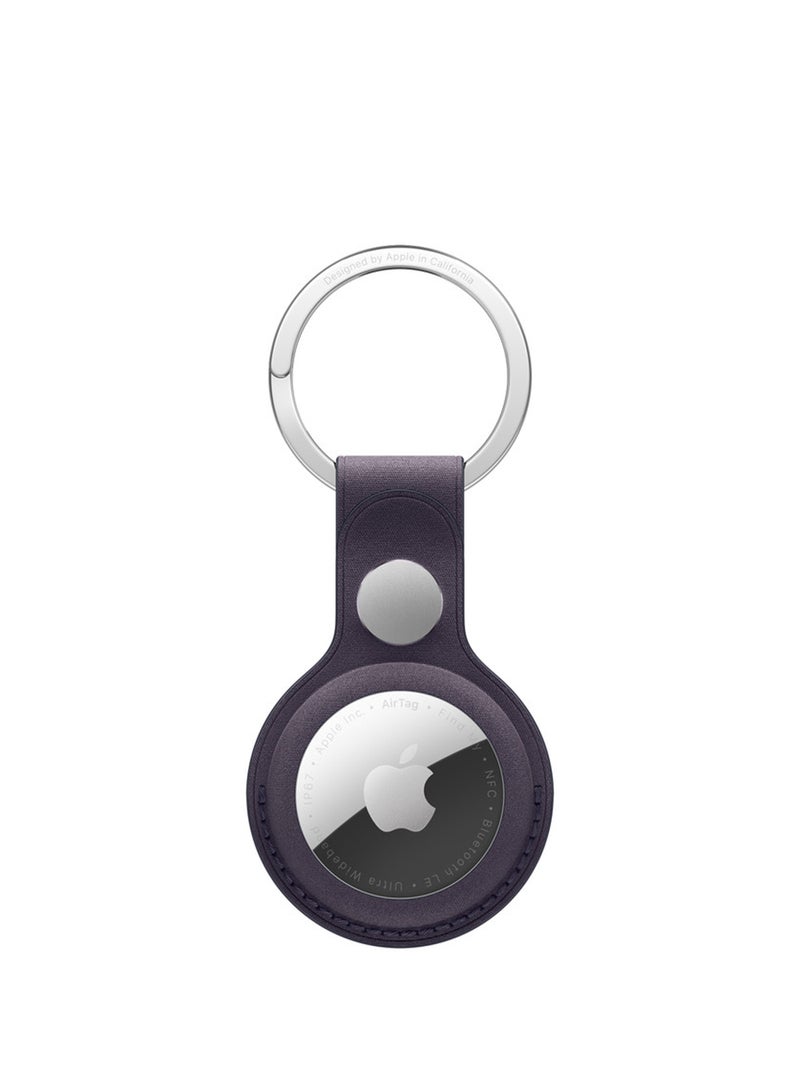 ابل  حلقة مفاتيح AirTag المصنوعة من القماش الفاخر - - Image 1