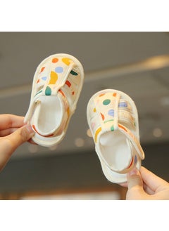 Generic Breathable Cartoon Baby Toddler Shoes Colorful color strip [summer sandals DY]] 