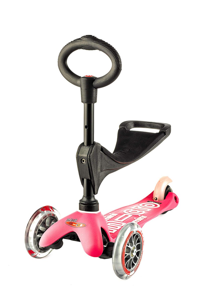 Micro Mini 3in1 Deluxe 3-Stage Ride-on Micro Scooter Toddler Toys for Ages 12 Months to 5 Years - Pink - Image 4