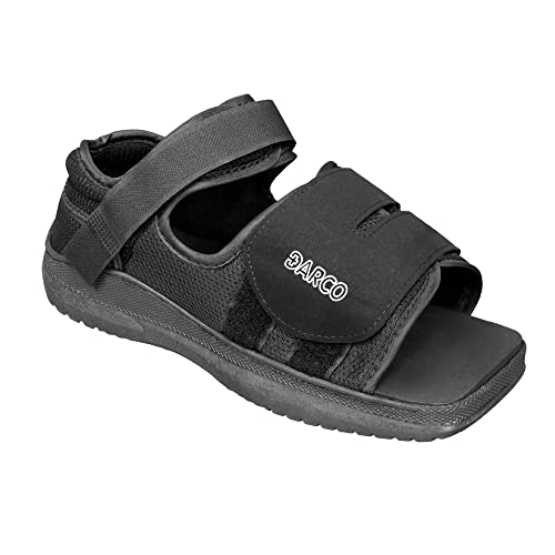 Complete Medical Darco Med-Surg Shoe Black Square-Toe Women's, Medium, 0.6 Pound - Image 1