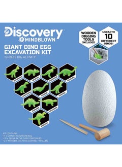 Discovery Mindblown Gaint Dino Egg Excavation Kit (13 Pieces)  - Image 3