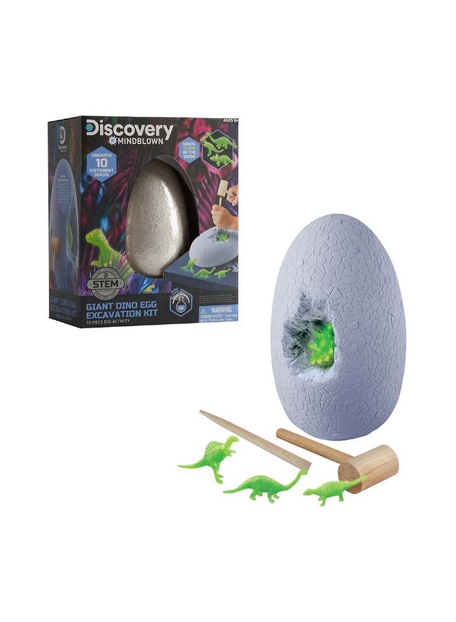 Discovery Mindblown Gaint Dino Egg Excavation Kit (13 Pieces) - Image 2