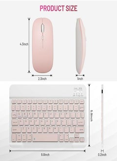 LIVVY Wireless Bluetooth Keyboard & Mouse Combo – Ultra-Slim, Rechargeable, Silent Typing, Compact & Portable for Android, Windows, Tablets & Phones(MULTI-COLOR)  - Image 4