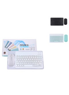 LIVVY Wireless Bluetooth Keyboard & Mouse Combo – Ultra-Slim, Rechargeable, Silent Typing, Compact & Portable for Android, Windows, Tablets & Phones(MULTI-COLOR)  - Image 1