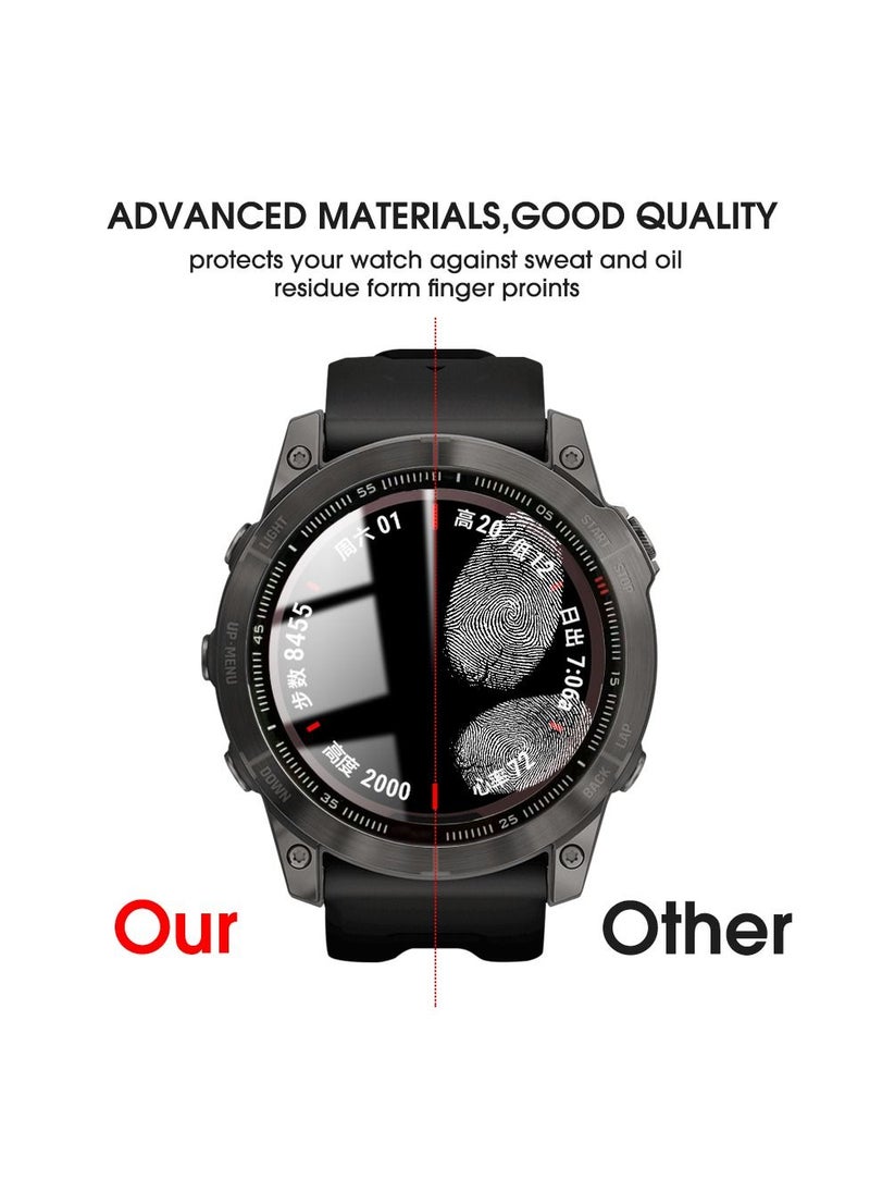FITME 4 pcs 3D screen protector for Garmin Fenix 7x  - Image 4