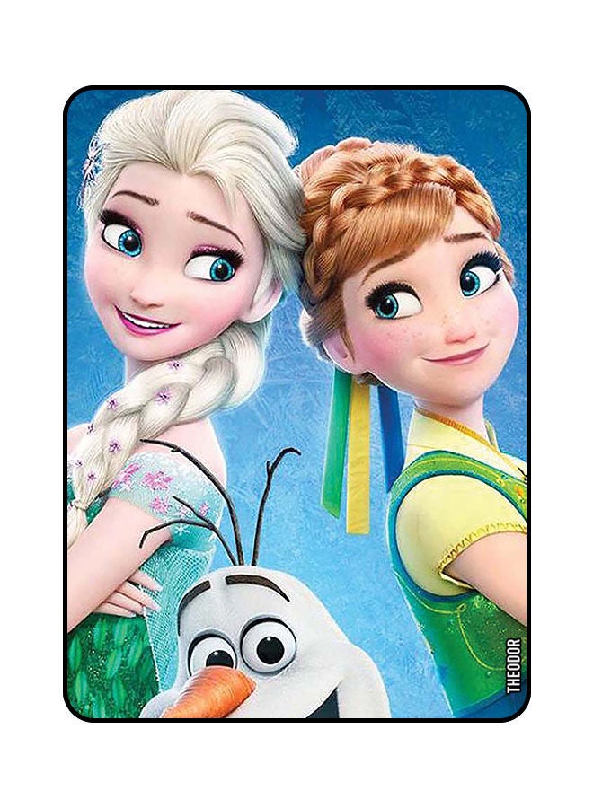 Theodor Protective Flip Case Cover For Samsung Galaxy A7 Lite 2021 8.7 Inches with Auto Wake/Sleep Frozen Characters - Image 1