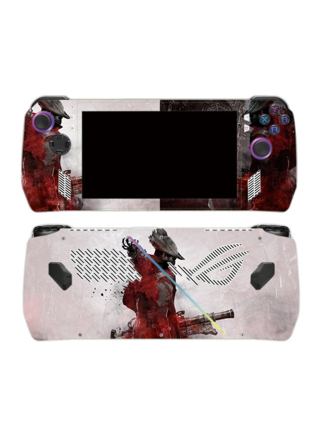 Loquat Applicable To Asus ROG Ally Game Handheld Stickers 7-inch Body Protective Film Biochemical Crisis-Color:Black TN-ROG-0273 - Image 3