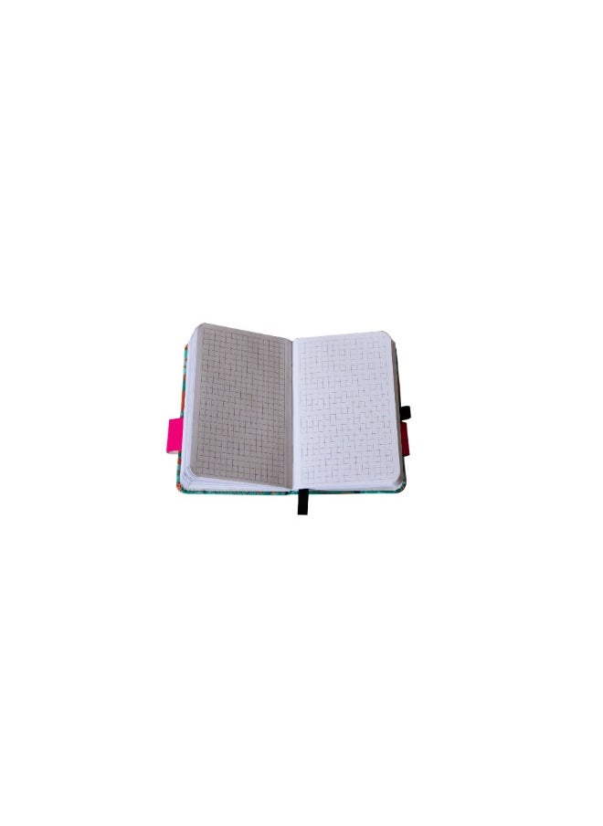 Notebook دفتر ملاحظات I-RITE ذو غلاف صلب 9×14 سم مربع باللون الأصفر  - Image 2