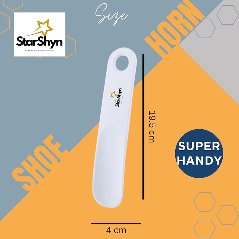 StarShyn Premium ABS Plastic Shoe Horn | 6 Inch Shoe Horn | Quick Shoe Slip-On - Image 2