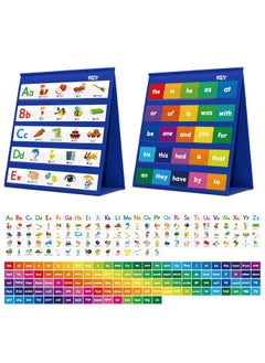 Desktop Pocket Chart, 120 Dry-Erase Double Sided Cards Includes 26 Letters With Images And 120 First Words, Self-Standing Tabletop Pocket Chart For Kids Teacher Classroom Home Use (13 X 12Inch) - pzsku/Z5FA895FC8252E1320200Z/45/_/1731926401/b785d674-d1ca-43d0-b4b7-78c0937ffe50