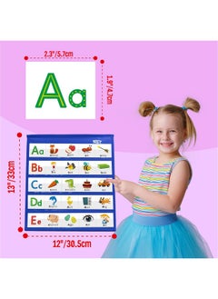 Desktop Pocket Chart, 120 Dry-Erase Double Sided Cards Includes 26 Letters With Images And 120 First Words, Self-Standing Tabletop Pocket Chart For Kids Teacher Classroom Home Use (13 X 12Inch) - pzsku/Z5FA895FC8252E1320200Z/45/_/1731926407/9bb1893b-e360-46a4-9e32-cb93db3a41a6