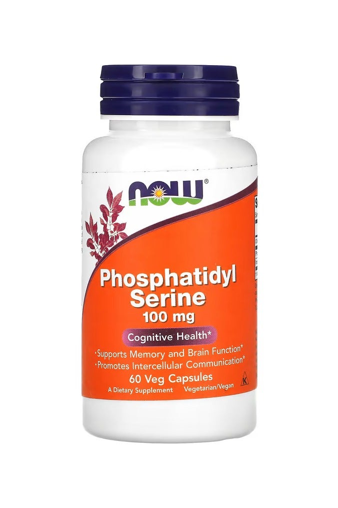 NOW , Phosphatidyl Serine, 100 mg, 60 Veg Capsules
