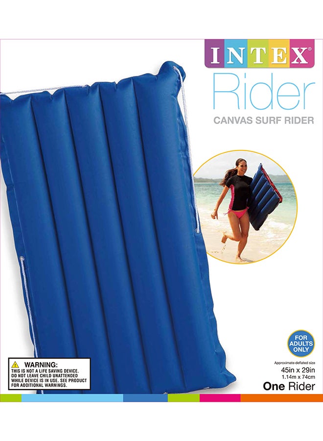 INTEX Inflatablecanvas Surf Rider Float Assorted 114x74xcm - Image 4