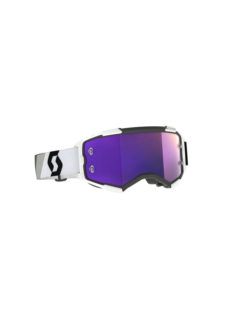 Scott Goggle Fury White/Blue Chrome Works