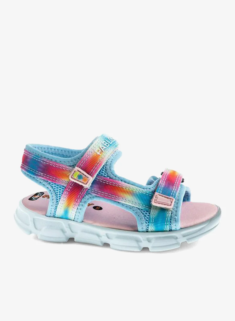 بابلوسكي Sandals With Hook & Loop Closure, Ombre Design