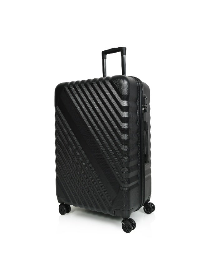 مورانو طقم شنط سفر لون اسود مكون من 3 حقائب أمتعة 4 عجلات - Image 4