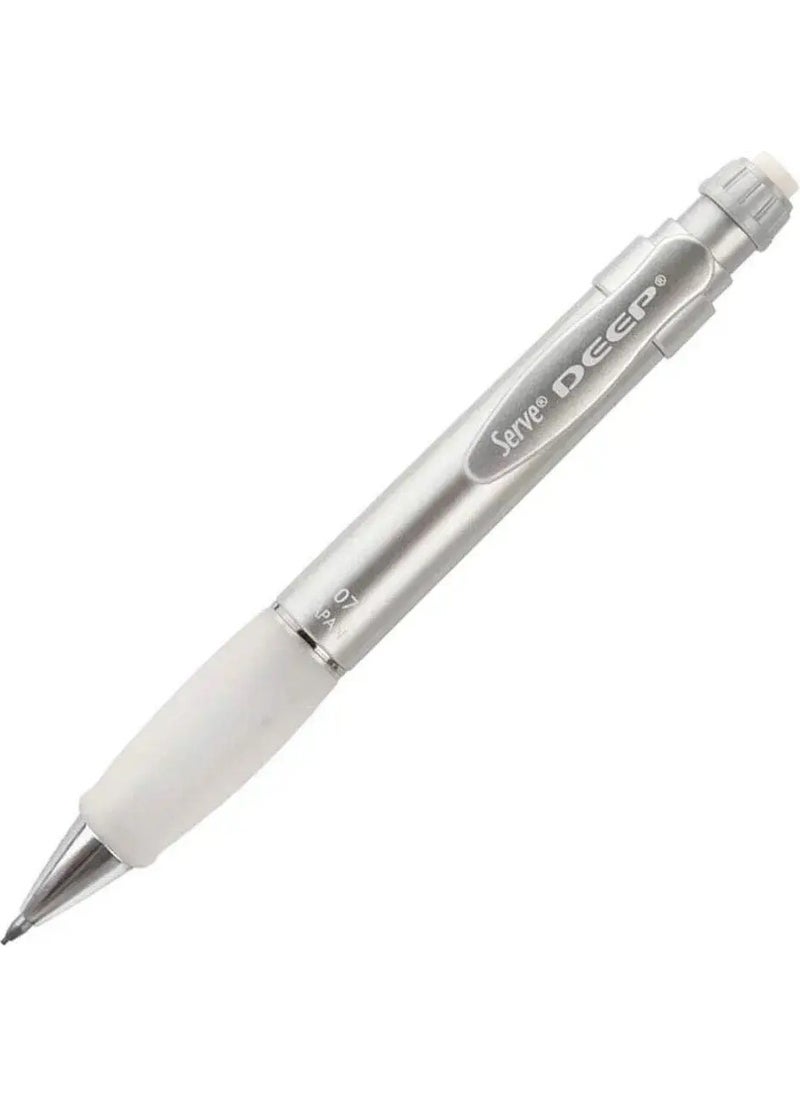 Serve - Deep Mechanical Tip Pen 0.7 mm Metallic Gray - Image 1