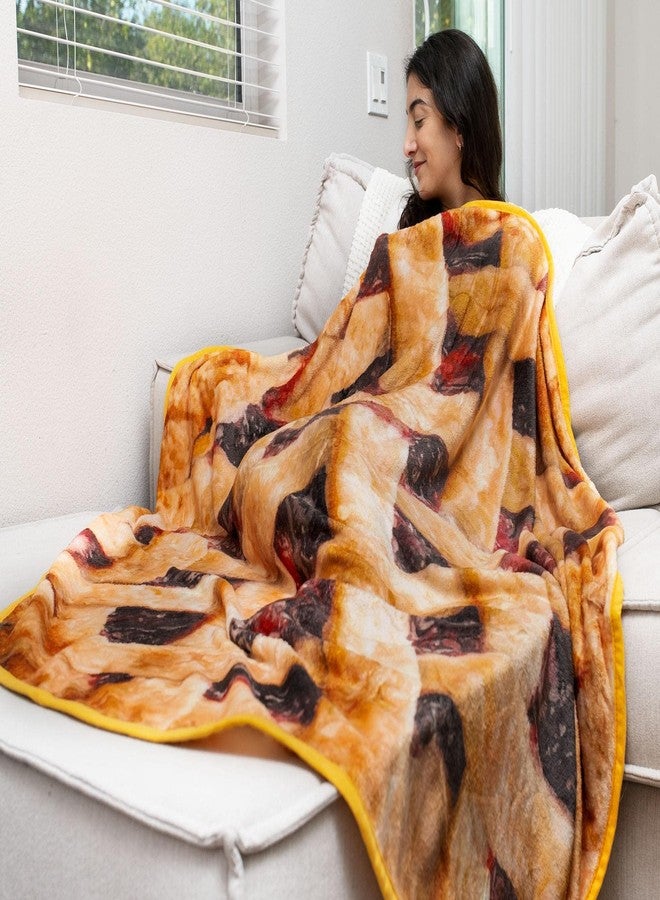 توينك بطانية دائرية من الصوف بتصميم فطيرة الكرز، بطانية لفّ طعام واقعية | غطاء بوليستر ناعم مخملي للأريكة والسرير، ديكور منزلي مريح | هدايا مبتكرة ومضحكة للمراهقين والأطفال | 60 بوصة - Image 5