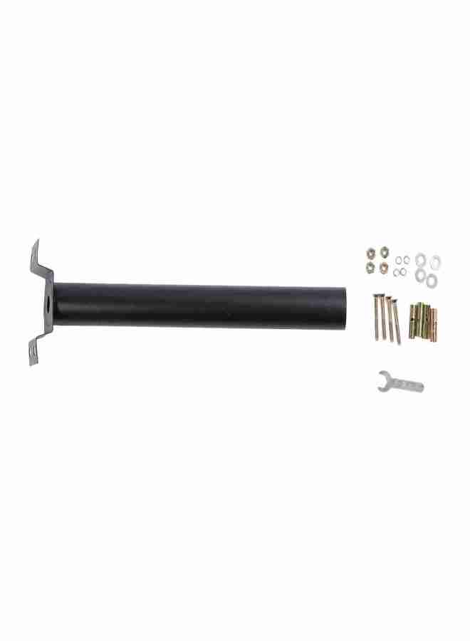 50cm Wall Light Pole Lamp Holder Outdoor Street Lights Stick Bracket Support Holders Black - Image 1