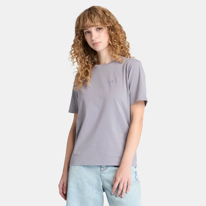 تمبرلاند تيشيرت لوغو للنساء