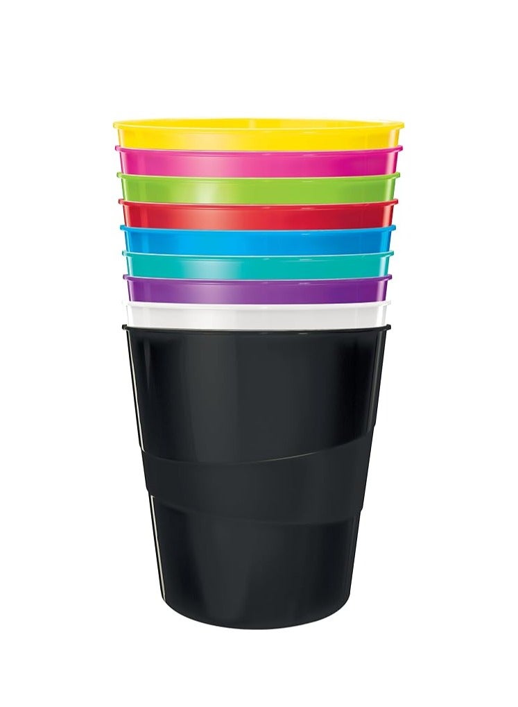 Leitz 5278-01-95 (15 Litre) Waste Bin, Plastic, Wow Range, Black - Image 2