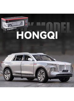 Swift 1:24 Scale Hongqi E-HS9 Toy Cars, Diecast Model Luxury Metal Car, Zinc Alloy Pull Back with Front and Back Lights, Open Door, Off-Road Real Suspensions, Panoramic Sunroof  - Image 2