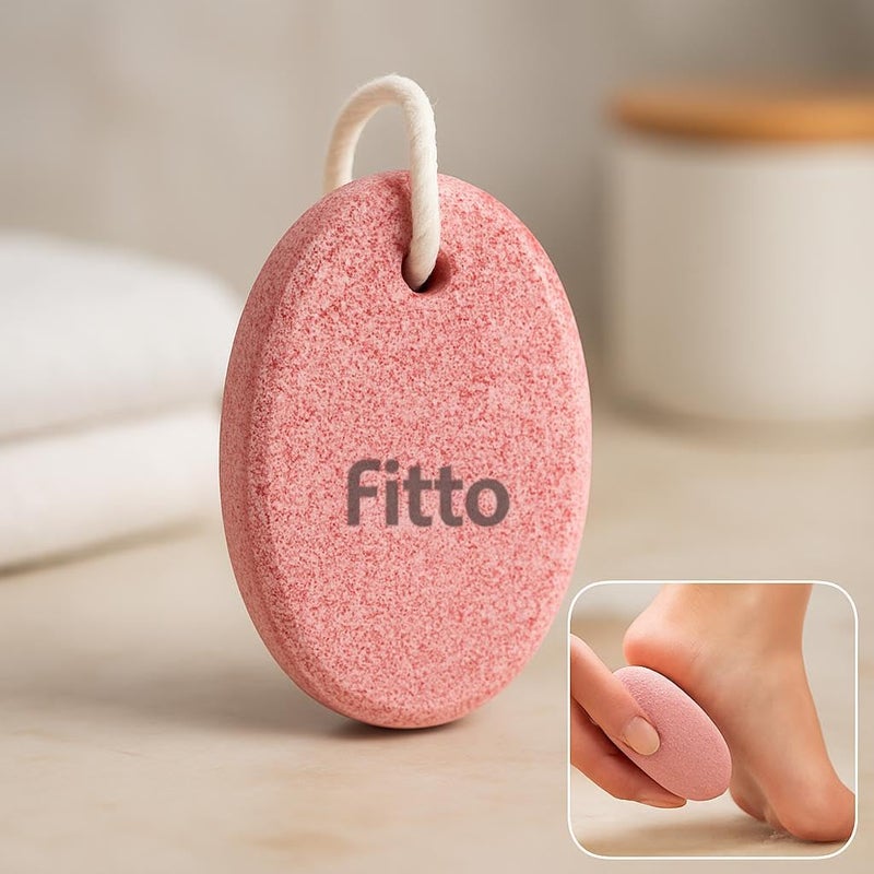 Fitto Foot Scrubbing Stone - Assorted Colors for Smooth Feet - Image 2