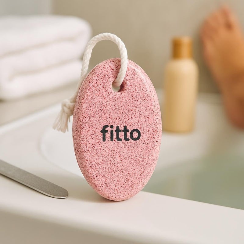 Fitto Foot Scrubbing Stone - Assorted Colors for Smooth Feet - Image 1